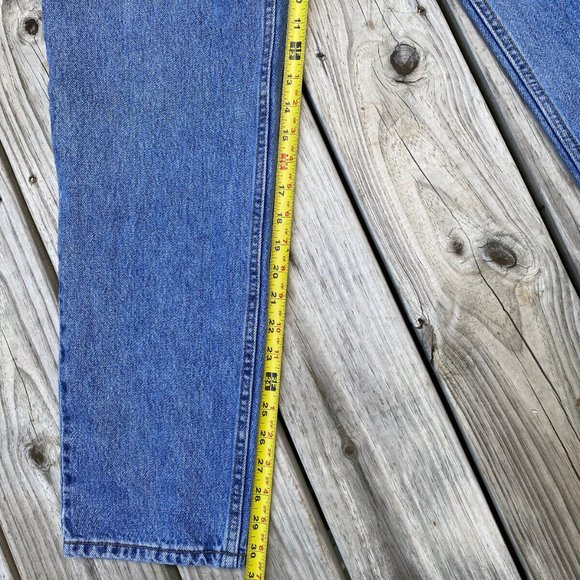 Women's Levi's 550 Classic Relaxed Fit Tapered Leg Jeans Size 12 M (30.5 x 31 ) - Picture 6 of 8